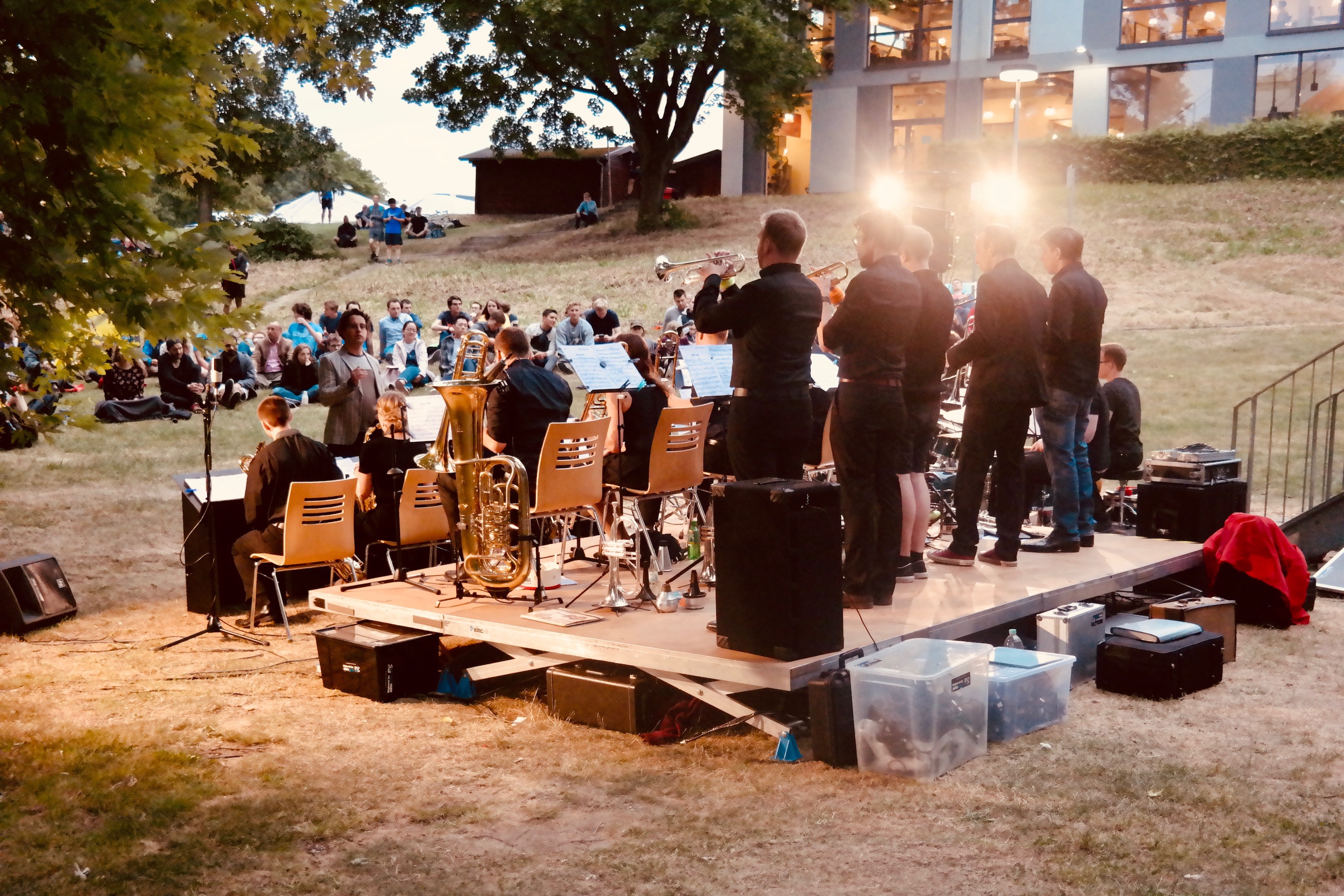 Die Band bei "Jazz im Park"